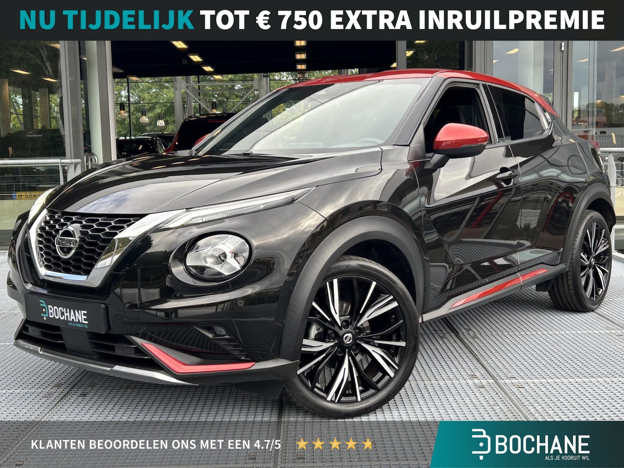 Nissan Juke - 1.0 DIG-T N-Design Automaat | Navigatie | Carplay | 360° Camera | NAP! - AutoWereld.nl