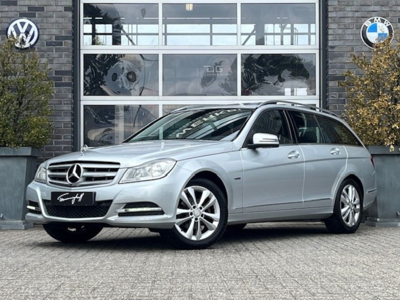 Mercedes-Benz C-klasse Estate - ESTATE 180 AUT. ELEGANCE - SCHUIF./KANT.DAK - TREKHAAK - AutoWereld.nl