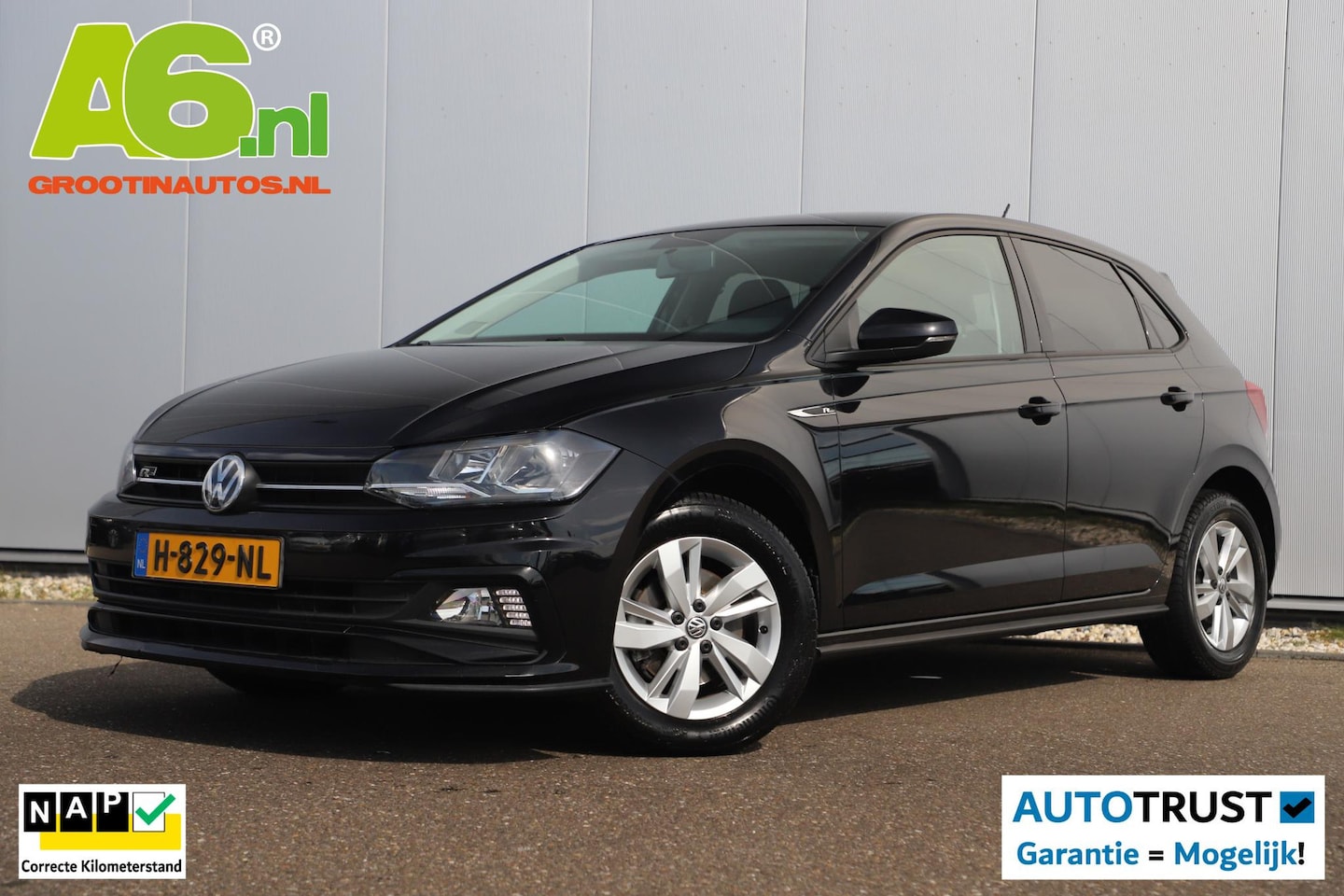 Volkswagen Polo - 1.6 TDI R-Line Adaptive Cruise Airco Getint Glas 15 inch LMV Radio Bluetooth LED - AutoWereld.nl