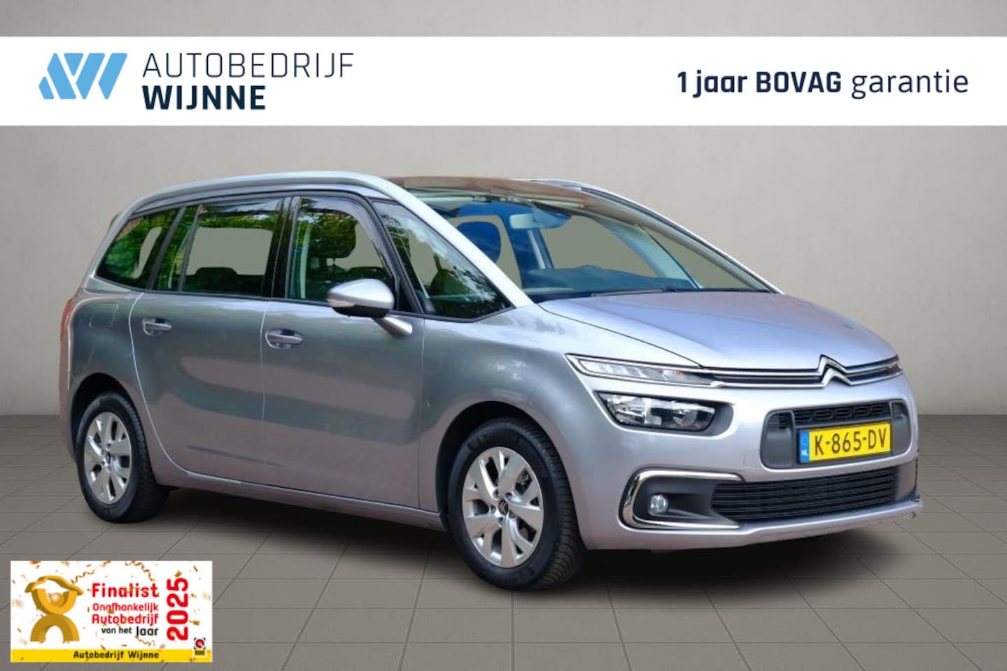 Citroën Grand C4 SpaceTourer - 1.2 PureTech 130pk Feel 7 Persoons | Navi | Climate | Cruise | Camera | PDC - AutoWereld.nl