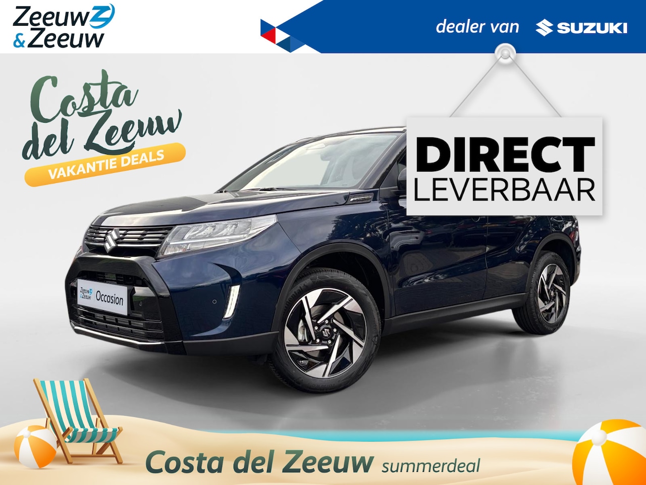 Suzuki Vitara - 1.4 Boosterjet Style Smart Hybrid | 1500 kg trekgewicht | 6 jr. garantie | - AutoWereld.nl