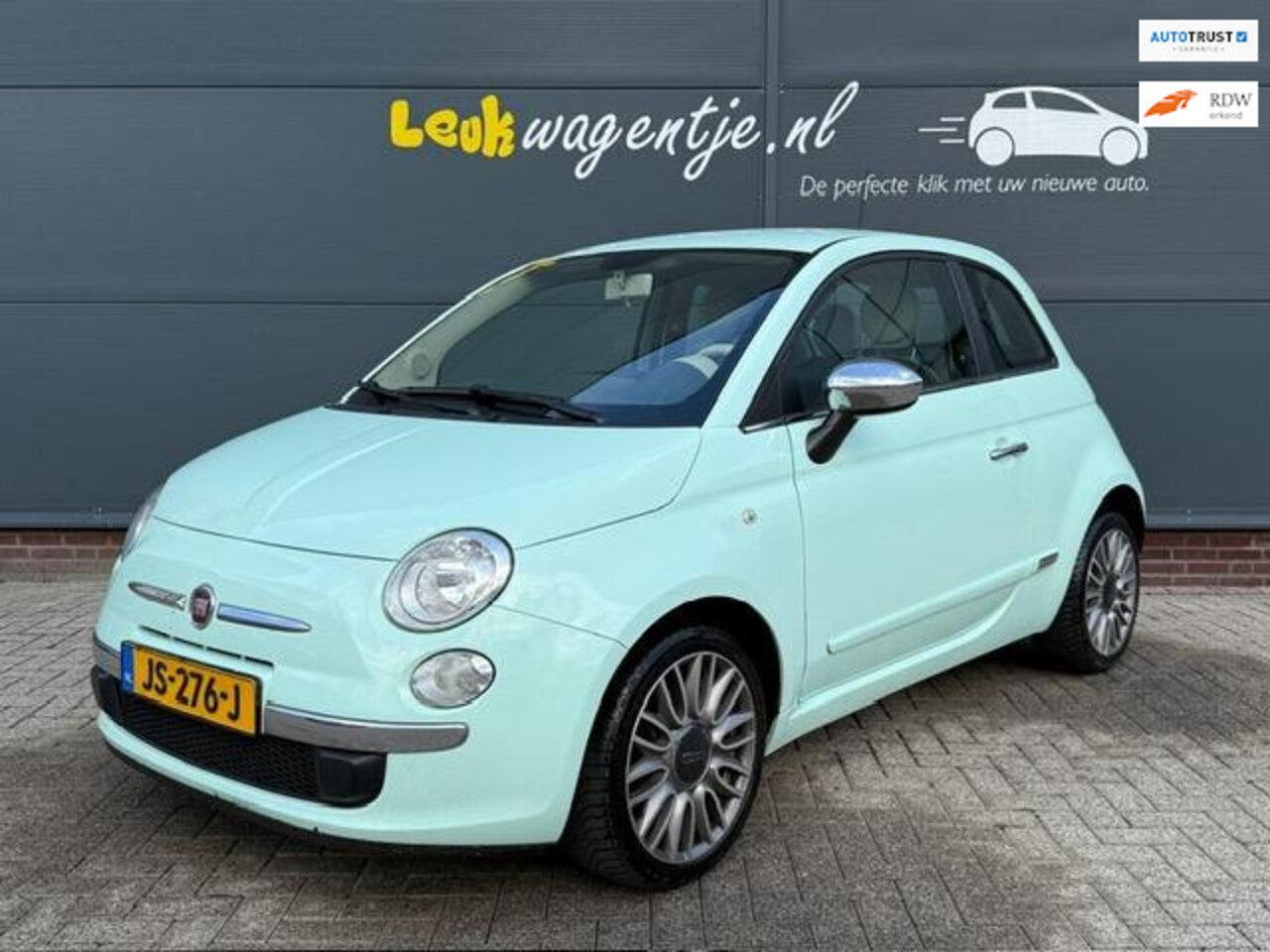 Fiat 500 - 1.2 Popstar *perfect onderhoud *airco *16” *p-sensor - AutoWereld.nl