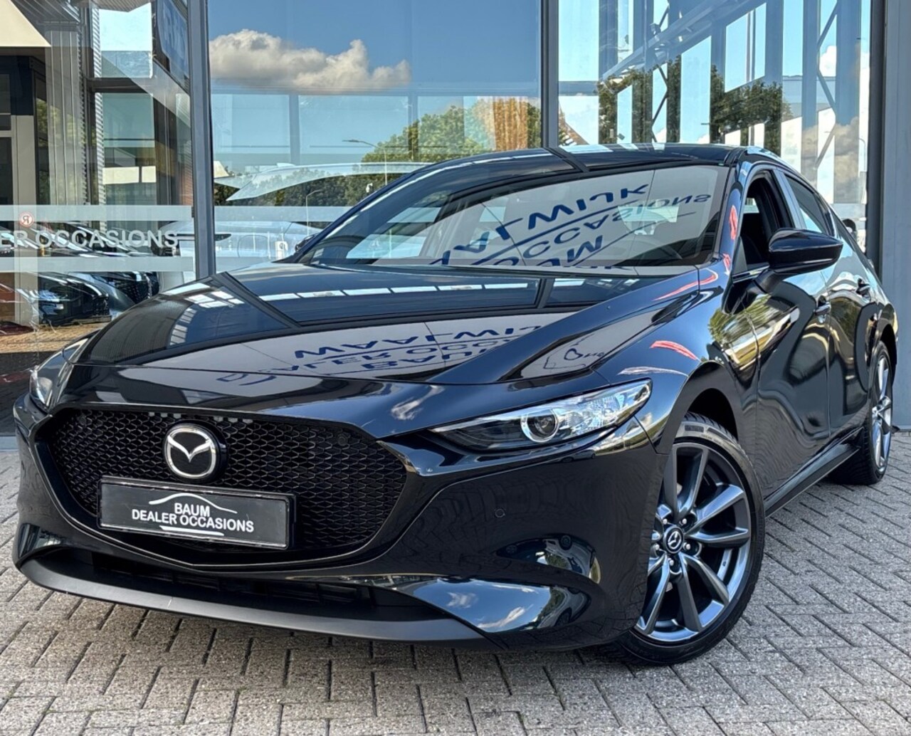 Mazda 3 - 2.5 E-SA-G TAKUMI AUTOMAAT NAVI HEADUP PDC-CAMERA. - AutoWereld.nl
