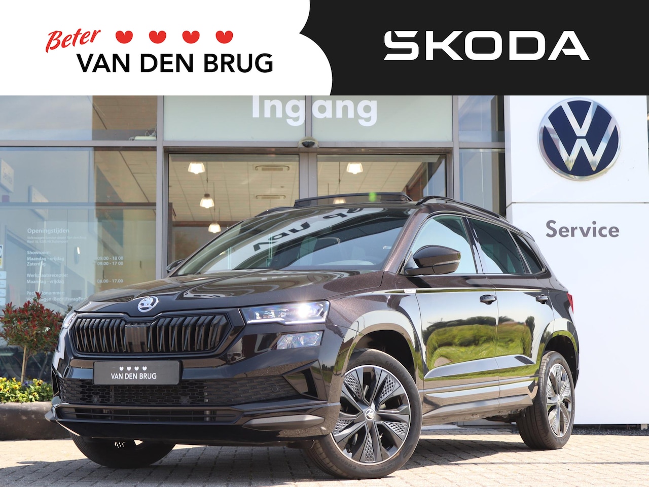 Skoda Karoq - 1.5 TSI 150 pk DSG ACT Sportline Business | Panoramadak | Camera | Adaptive Cruise | LED | - AutoWereld.nl