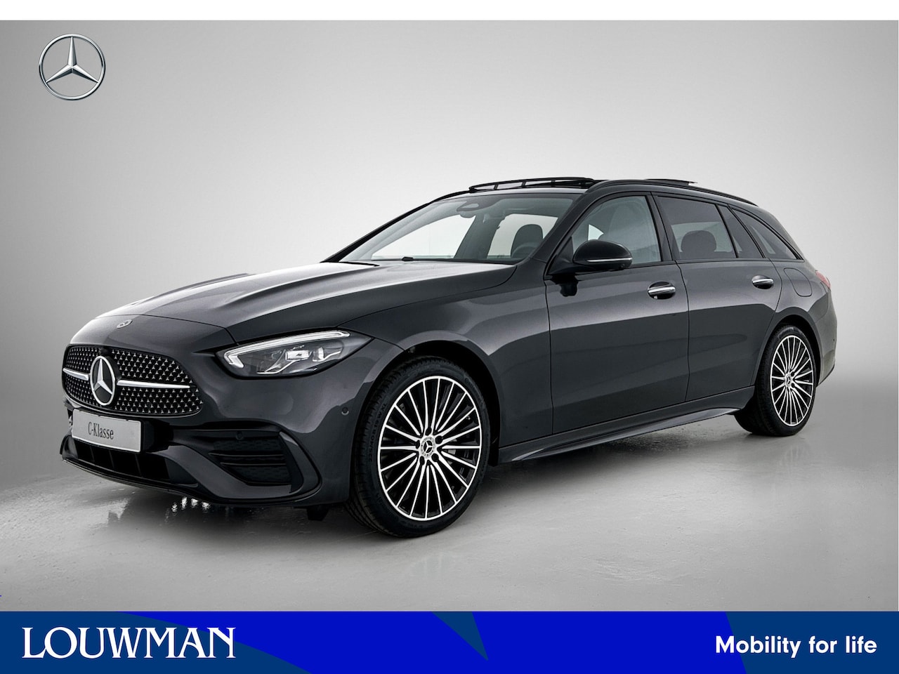 Mercedes-Benz C-klasse Estate - 300 e Business Solution AMG | Trekhaak | Comfortpakket Plus | Nightpakket | Middenconsole - AutoWereld.nl