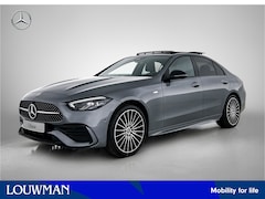 Mercedes-Benz C-klasse - 300 e Business Solution AMG | Trekhaak | Middenconsole metaalstructuur | Nightpakket | Pan