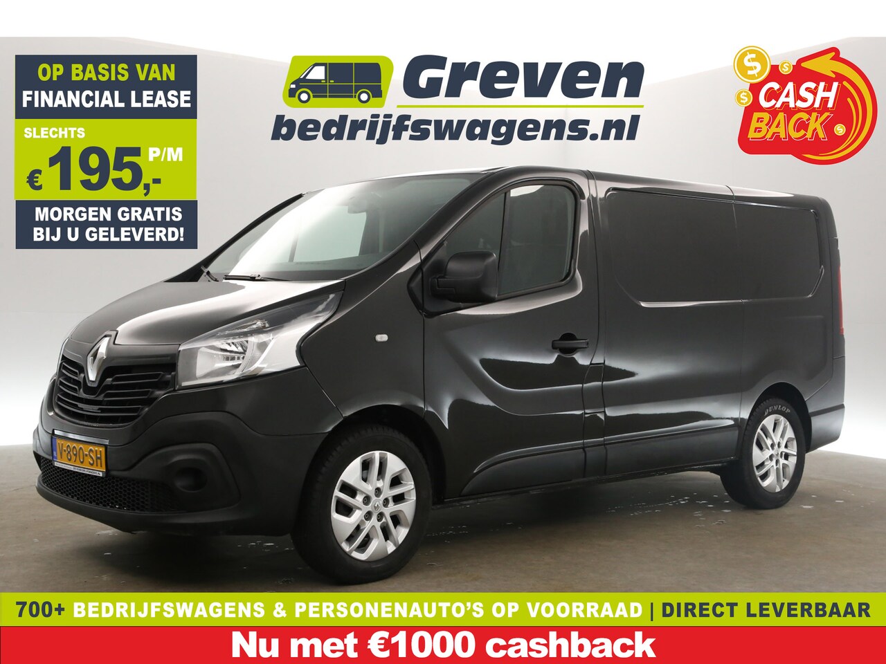Renault Trafic - 1.6 dCi T27 L1H1 | Airco | Cruise | Navigatie | Trekhaak | Parkeersensoren | 17"LMV - AutoWereld.nl