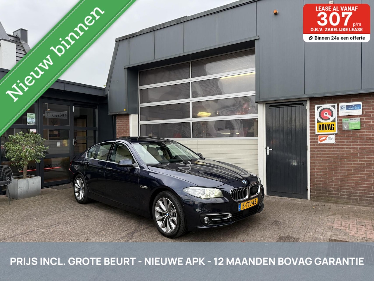 BMW 5-serie - 528i Luxury Edition ADAPT.CRUISE/HEAD-UP *ALL-IN PRIJS* - AutoWereld.nl