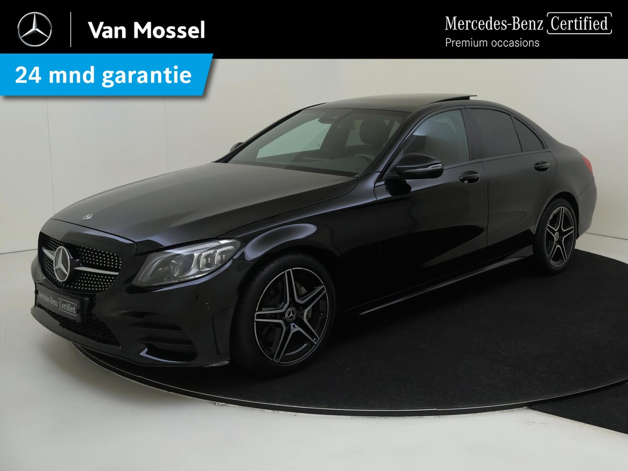 Mercedes-Benz C-klasse - 180 Business Solution AMG / Stoelverwarming / Achteruitrijcamera / Panorama-schuifdak / Ni - AutoWereld.nl