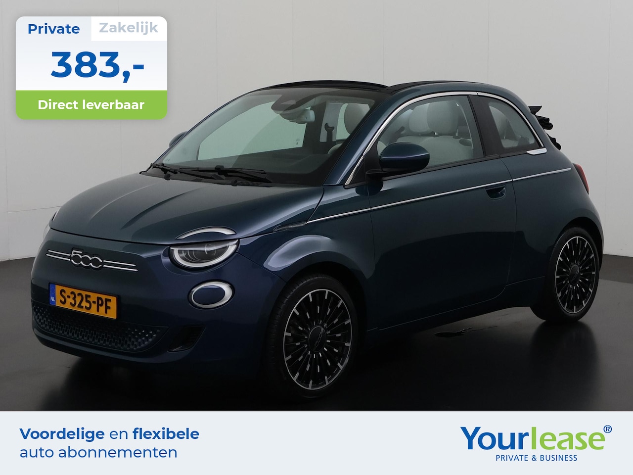 Fiat 500 C - La Prima 42 kWh | All-in 383,- Private Lease | - AutoWereld.nl