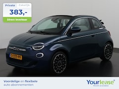 Fiat 500 C - La Prima 42 kWh | All-in 383, - Private Lease | Direct uit voorraad