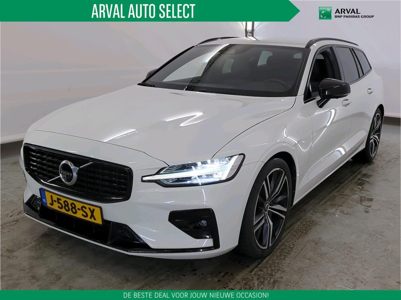 Volvo V60 - 2.0 B4 197pk Automaat R-Design | 19" | H/K Audio & Park Assist | Climate Pro | Leder/Texti - AutoWereld.nl