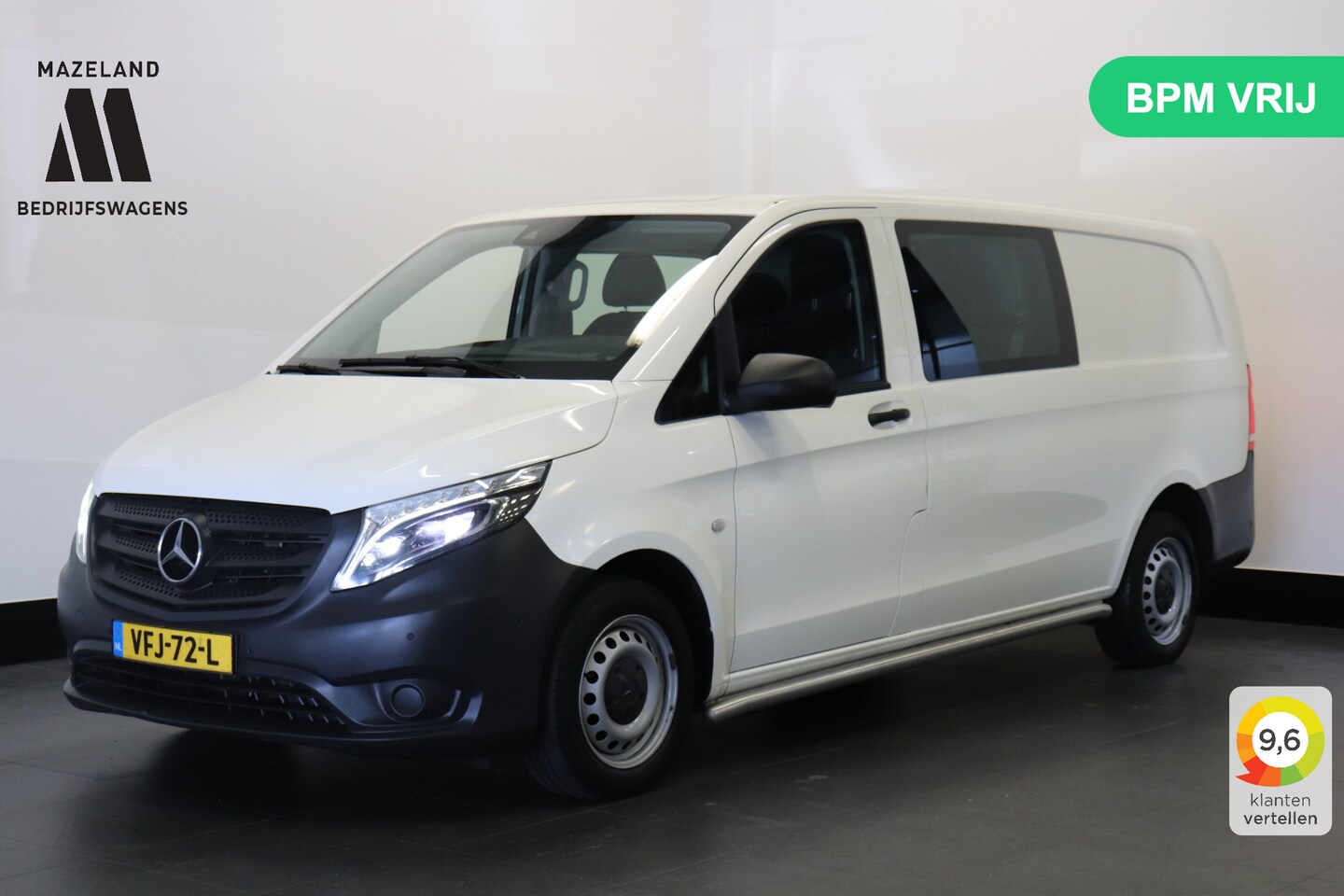 Mercedes-Benz Vito - 114 CDI Automaat XL Dubbele Cabine - EURO 6 - Airco - Navi - Cruise - € 18.900,- Excl. - AutoWereld.nl
