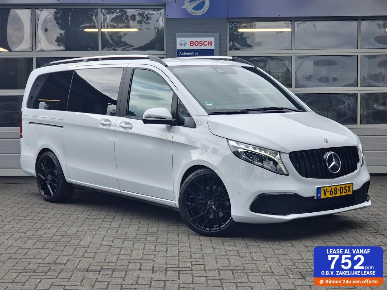 Mercedes-Benz V-klasse - 220d Lang DC|leer|20-inch|dubbele schuifdeur|LED|trekhaak| - AutoWereld.nl