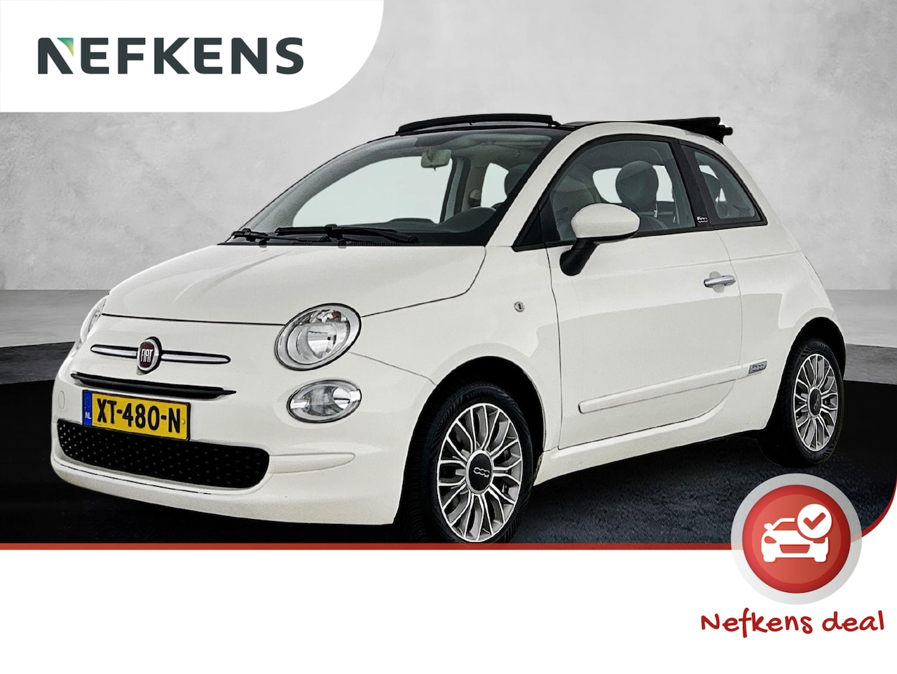 Fiat 500 C - Sport 80 pk | Navigatie | Panoramadak | Parkeersensoren Achter | Trekhaak | Sportstoelen | - AutoWereld.nl