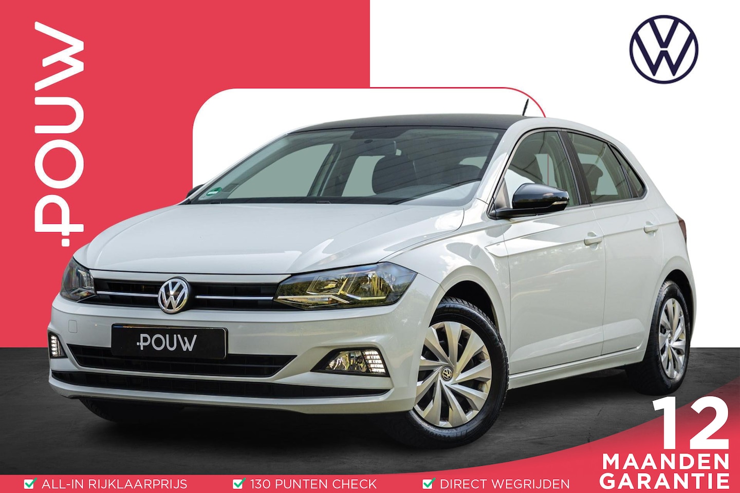 Volkswagen Polo - 1.0 TSI 95pk Comfortline | Apple Carplay & Android Auto | Adaptive Cruise | Airco - AutoWereld.nl