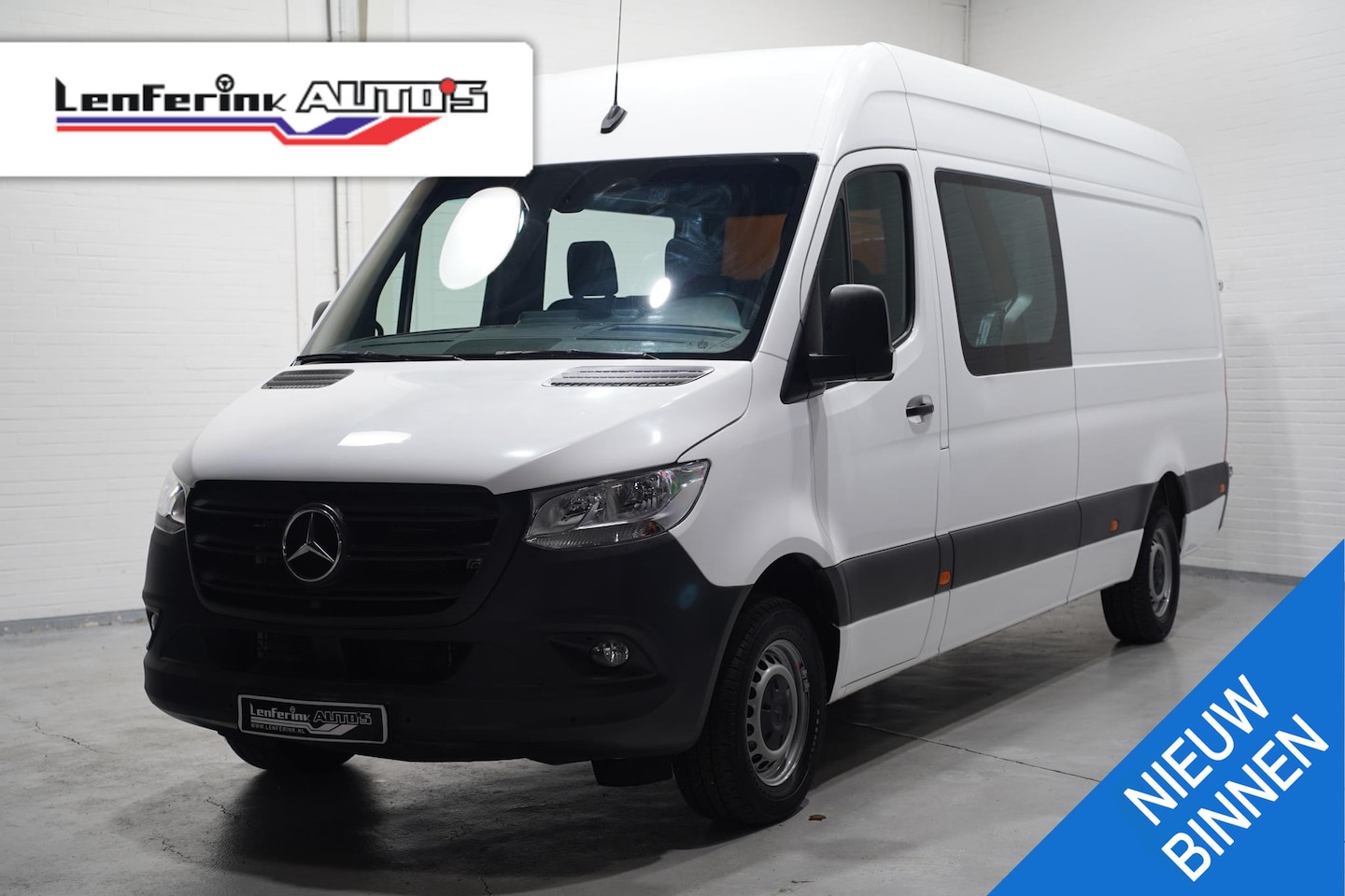 Mercedes-Benz Sprinter - 315 CDI 150 pk Dubbel Cabine L3 Navi, 360 Camera Cruise control, Laadruimte Pakket, PDC V+ - AutoWereld.nl