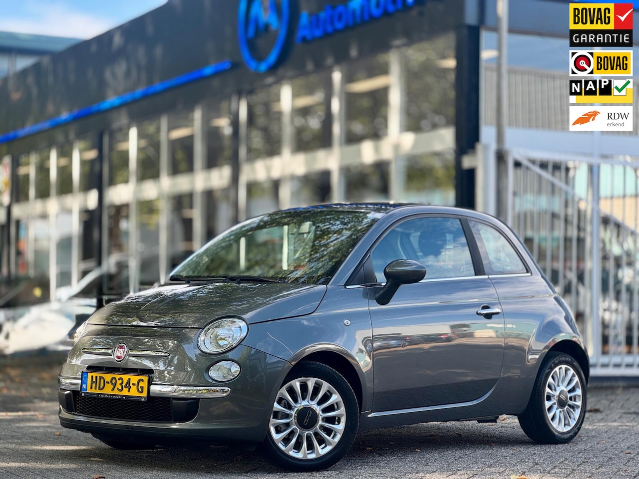 Fiat 500 - 1e eig Airco Automaat Nw APK Navi CarPlay Mooie auto - AutoWereld.nl