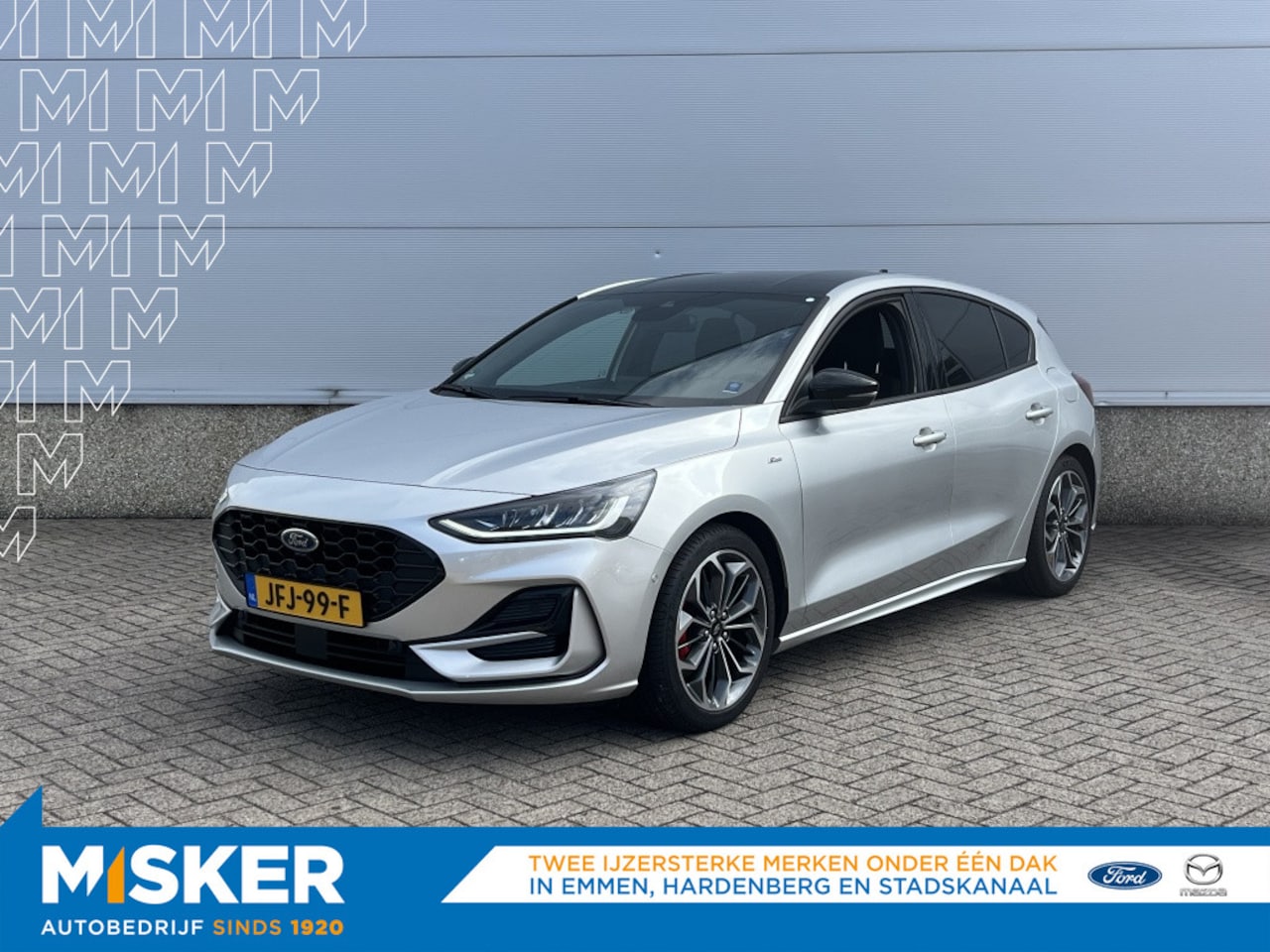 Ford Focus - 1.0 EBH ST Line X AUTOMAAT 155PK! DRIVERPACK! LEDER! 18INCH! - AutoWereld.nl