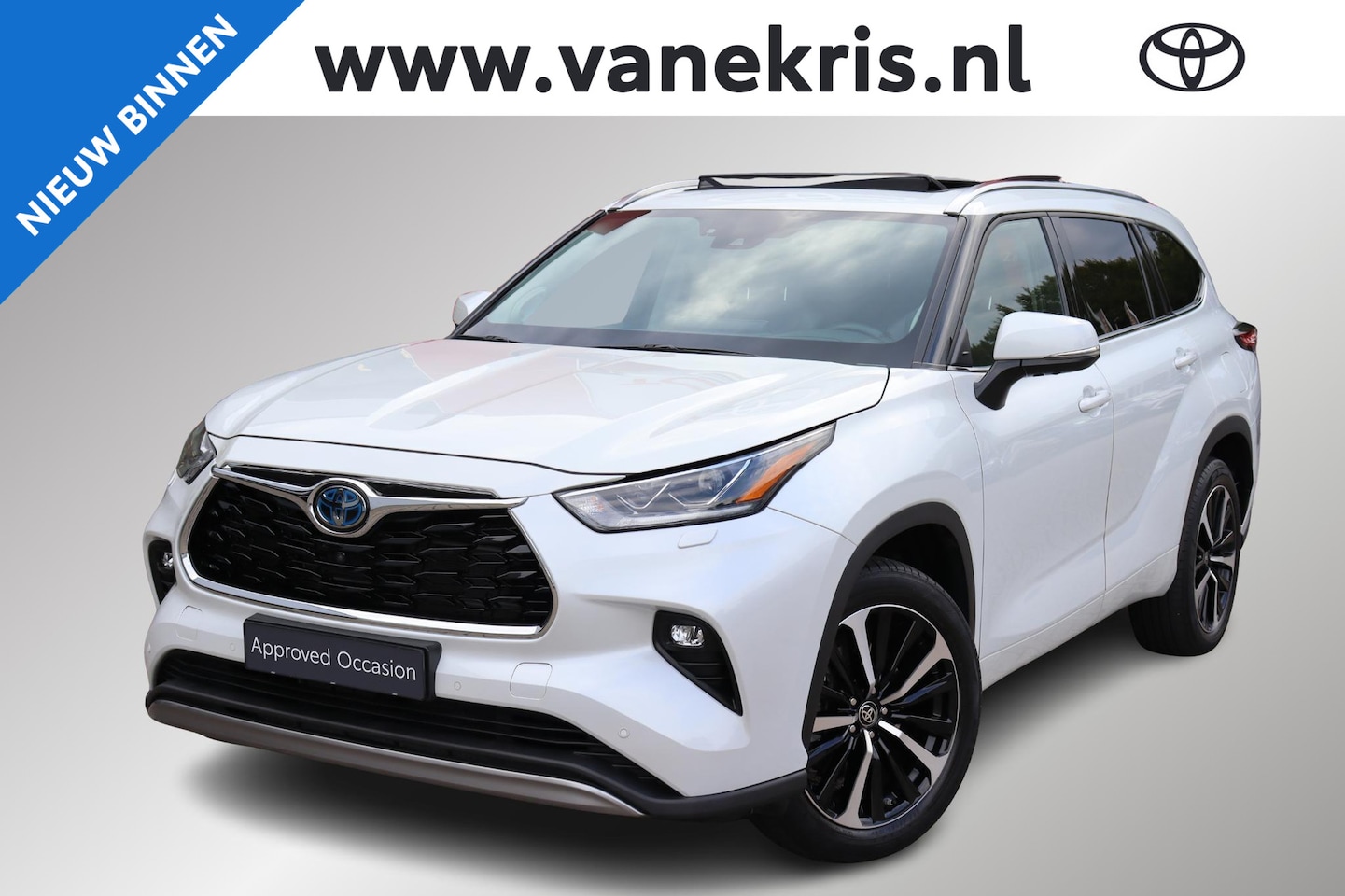 Toyota Highlander - 2.5 AWD Hybrid Premium 2.5 AWD Hybrid Premium, Panodak - AutoWereld.nl
