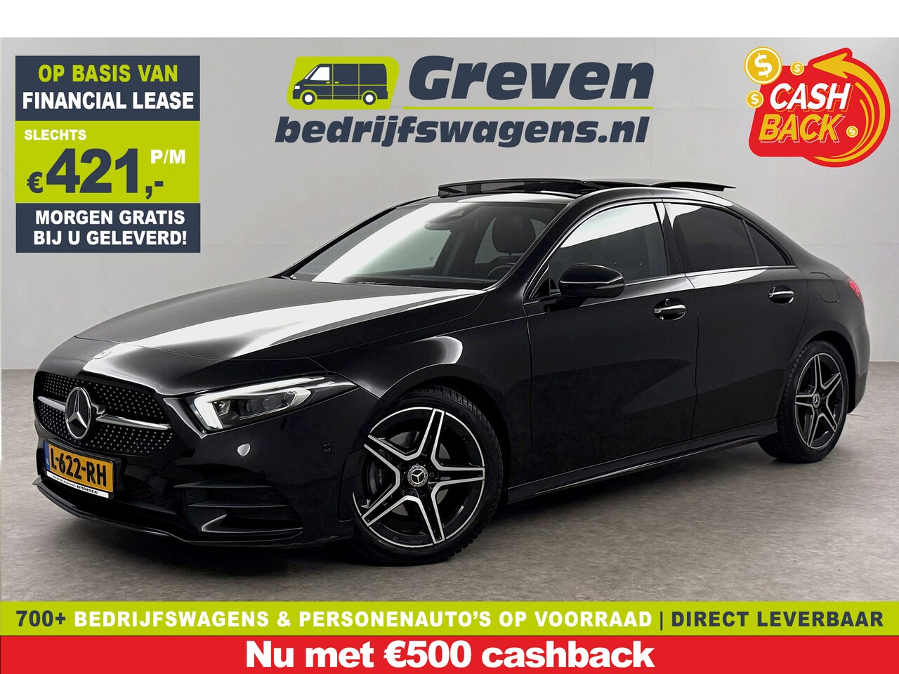 Mercedes-Benz A-klasse - 180 AMG | Panoramadak | Sfeerverl. | Burmester | Camera | Virtual Cockpit | LED | Memory s - AutoWereld.nl
