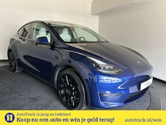 Tesla Model Y - RWD 58 kWh | Prachtig blauw | Wit lederen interieur | | Soh (batterijcheck) 93, 1 %