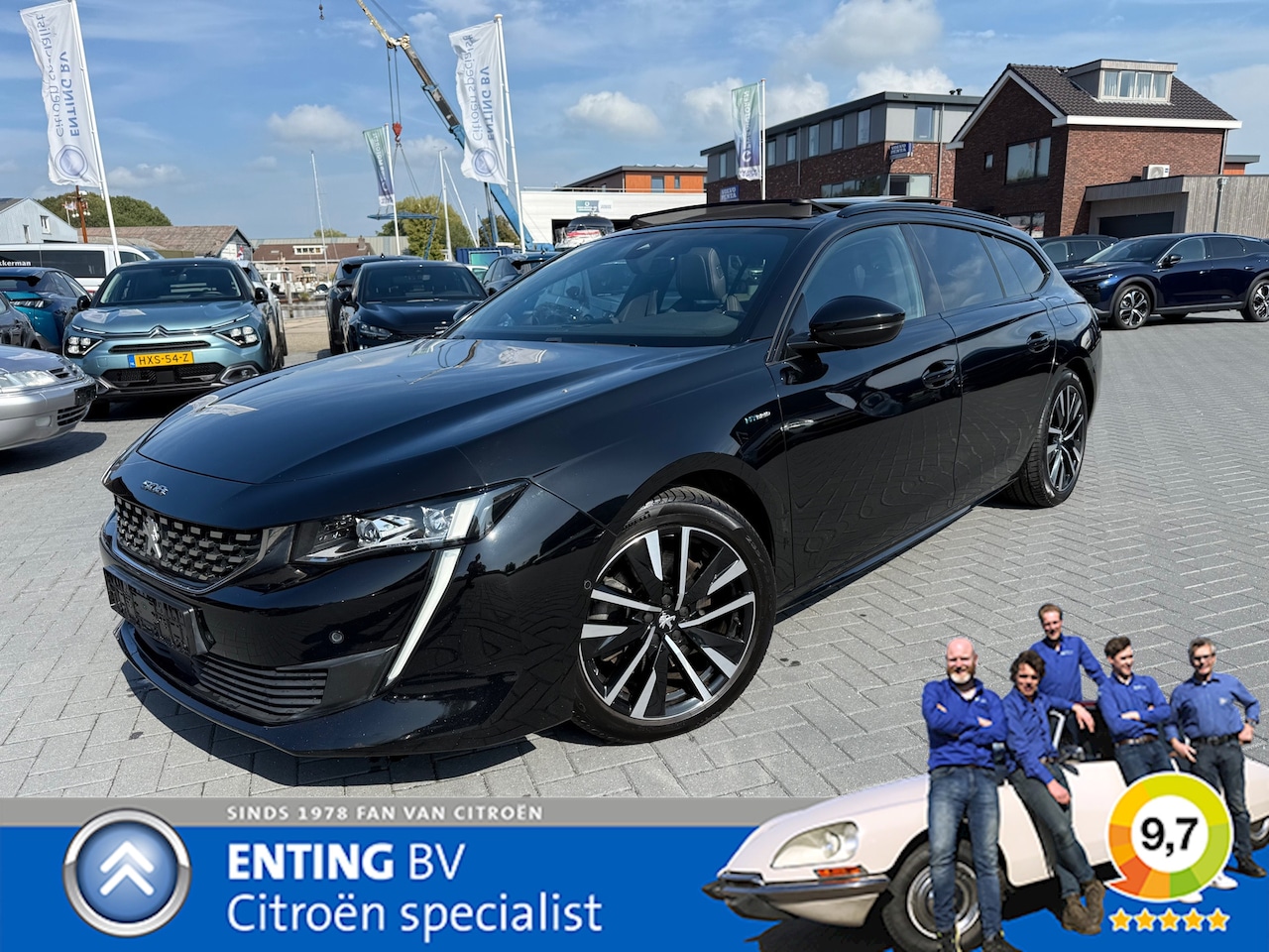 Peugeot 508 SW - 1.6 PT HYBRID 225PK Blue Lease GT Line SCHUIFDAK LEER HIFI FOCAL - AutoWereld.nl
