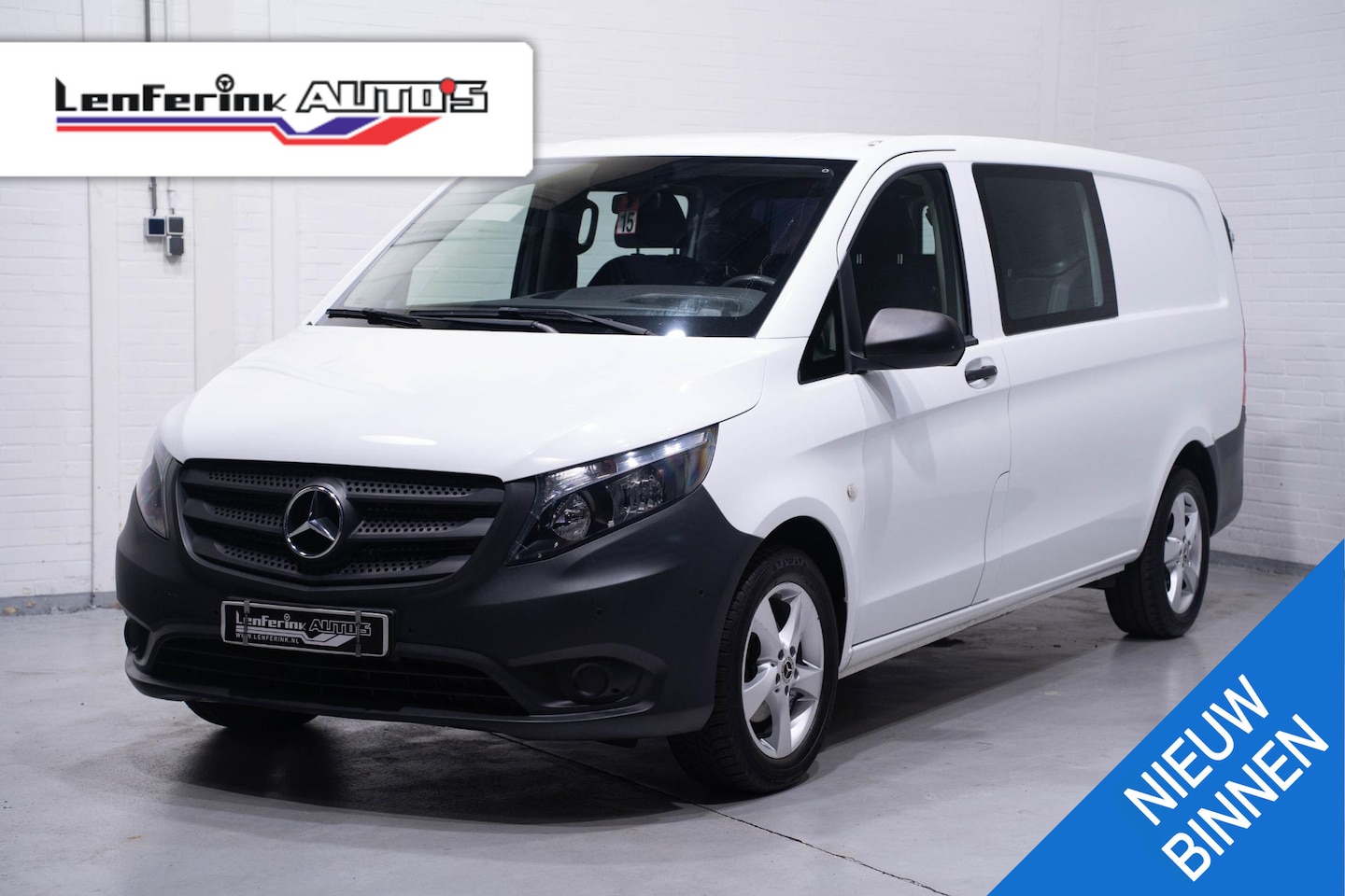 Mercedes-Benz Vito - 111 CDI 114 pk Dubbel Cabine XL Airco, 17" LMV Slechts 38dkm, PDC V+A, NAP, 5-Zits - AutoWereld.nl