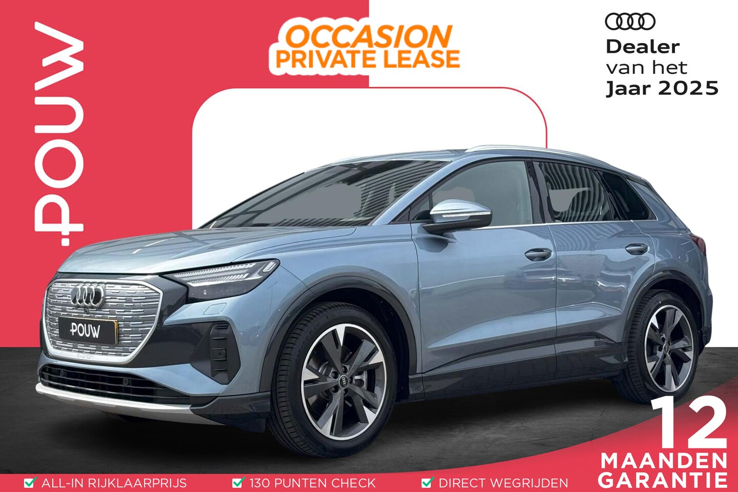 Audi Q4 e-tron - 40 204pk Launch Edition Advanced Plus 77 kWh | SoH 95% | Warmtepomp | Memory | Smartphone - AutoWereld.nl