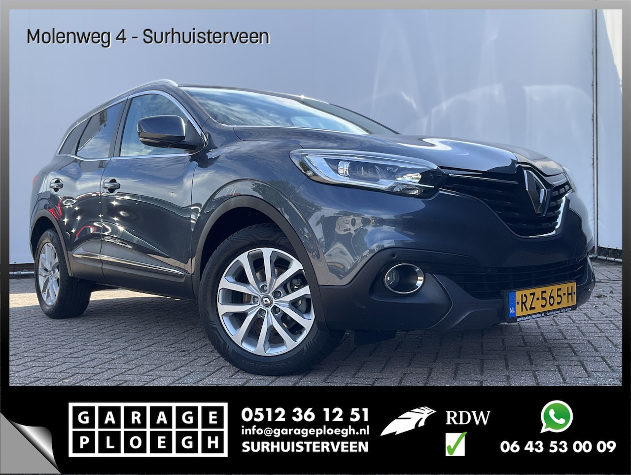 Renault Kadjar - 1.2 TCe Intens Nav/Cam Keyless Clima NL-Auto Voll.Onderhouden! - AutoWereld.nl