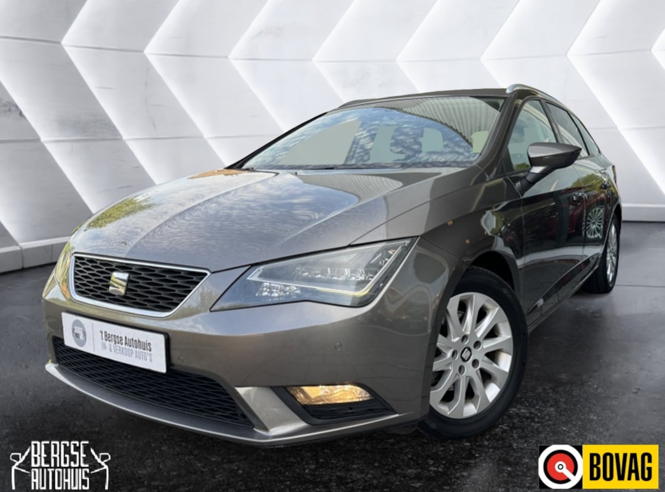 SEAT Leon ST - 1.6 TDI Eco. L. Sp. LED NAVI ECC CRUISE - AutoWereld.nl