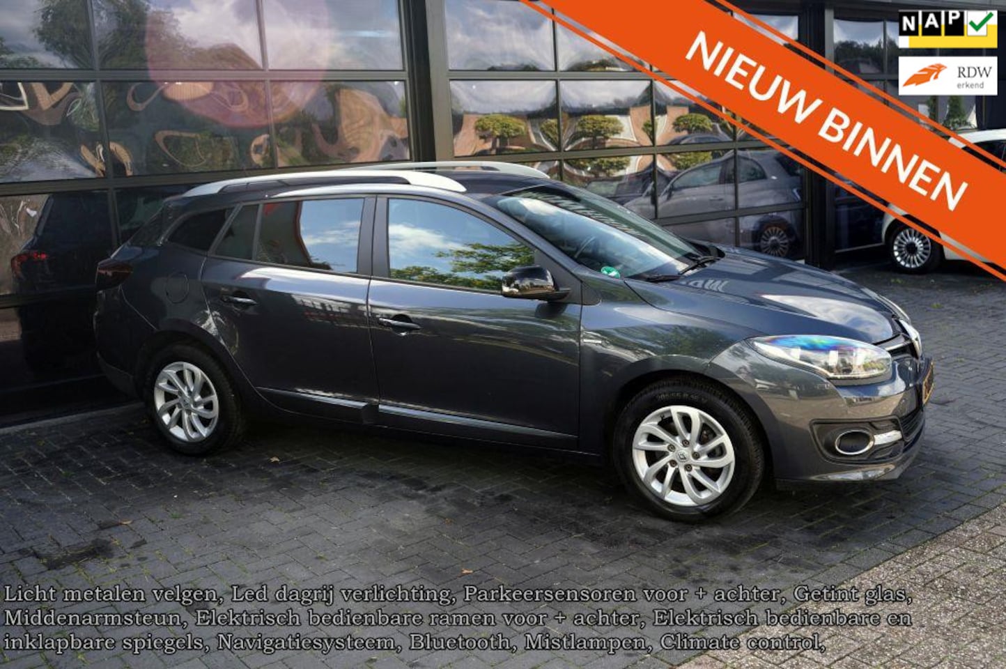 Renault Mégane Estate - 1.5 dCi Limited 1.5 dCi Limited, Clima, Navi, CC, Led, PDC - AutoWereld.nl