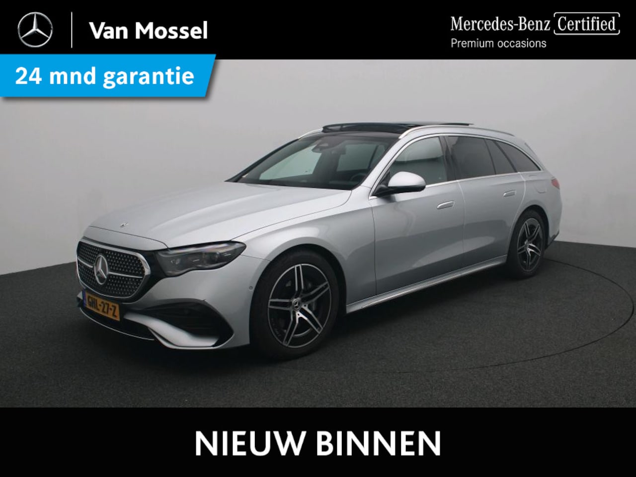 Mercedes-Benz E-klasse Estate - 300 e AMG Line / Premium/ Panoramadak/ Burmester 4D/ Leder/ 360 camera/ Memory - AutoWereld.nl