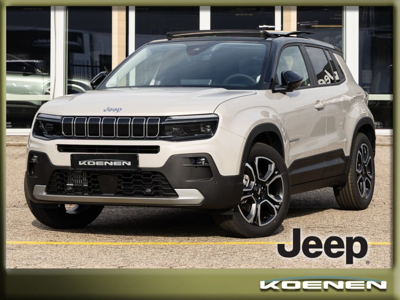 Jeep Avenger - 1.2 E-Hybrid SUMMIT Auto. PANO / LEER / ENTERTAINMENT PACK - AutoWereld.nl
