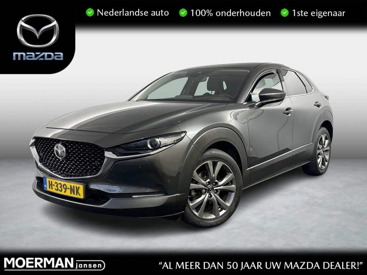 Mazda CX-30 - 2.0 e-SkyActiv-X M Hybrid Luxury / NL auto / Voll. historie / Leder / Navi / Bose - AutoWereld.nl
