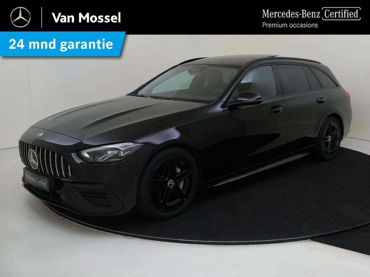 Mercedes-Benz C-klasse Estate - 180 AMG Line / Panoramadak/ Night/ El. Trekhaak - AutoWereld.nl