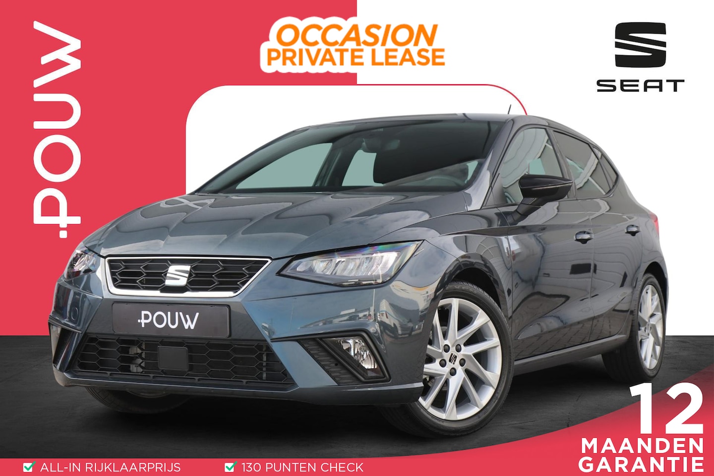 SEAT Ibiza - 1.0 EcoTSI 95pk FR | Full Link Navigatie | Parkeersensoren | Climate Control | LED - AutoWereld.nl