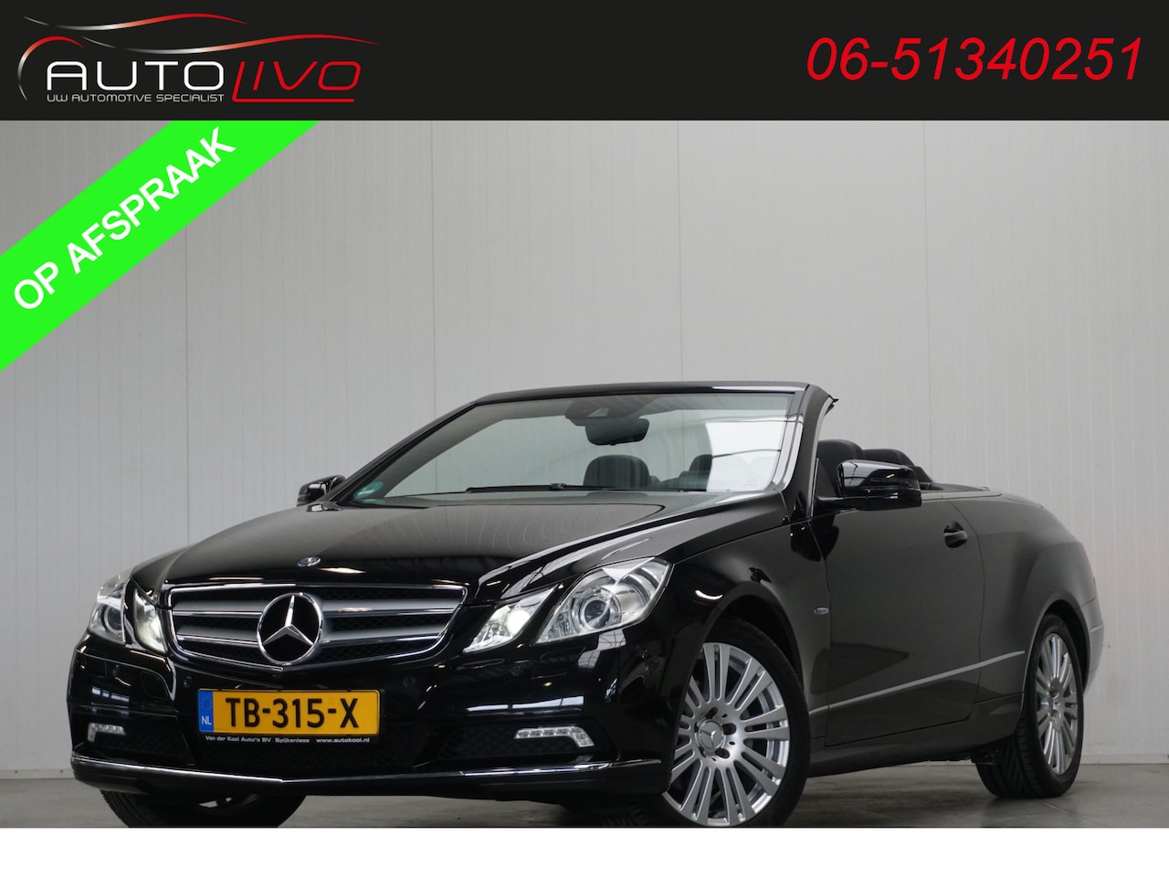 Mercedes-Benz E-klasse Cabrio - 250 CGI Elegance 204 PK! XENON LEER NAVI CLIMA PDC CRUISE etc. - AutoWereld.nl