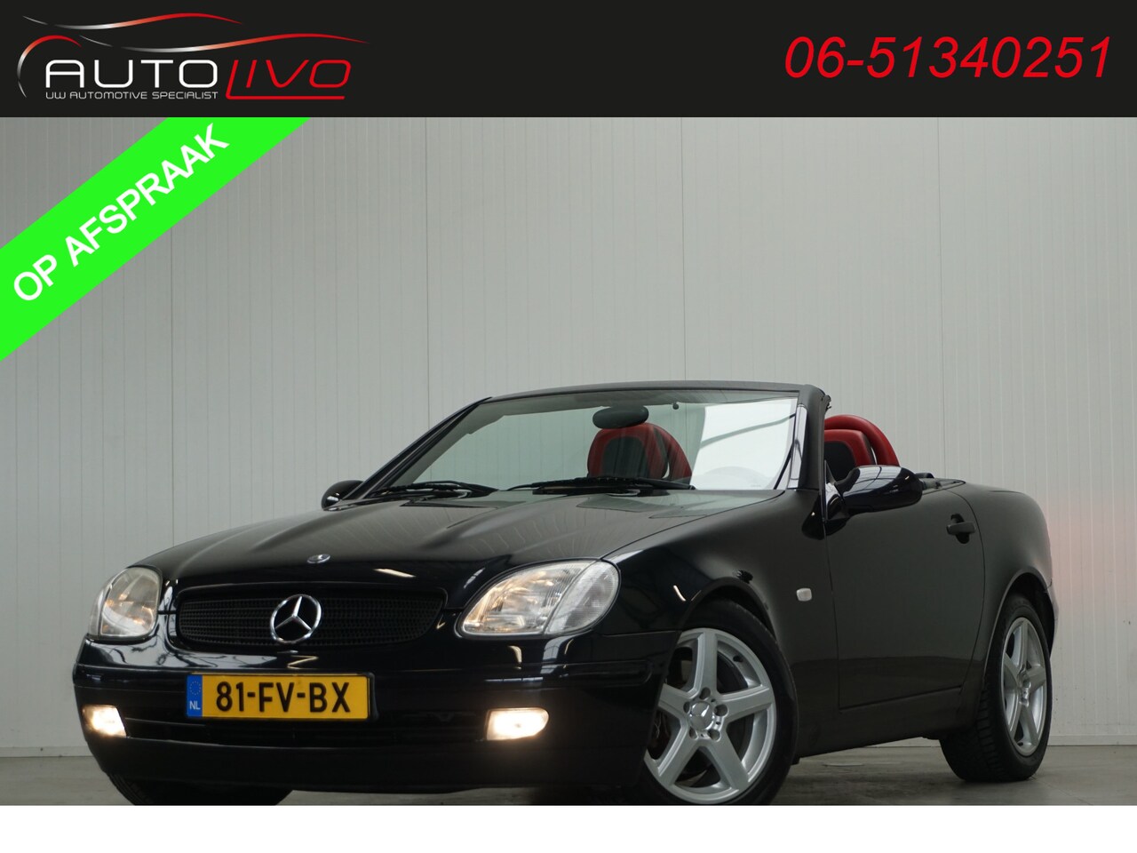 Mercedes-Benz SLK-klasse - 230 K. NL AUTO! 194 PK! LEER CLIMA CRUISE etc. - AutoWereld.nl