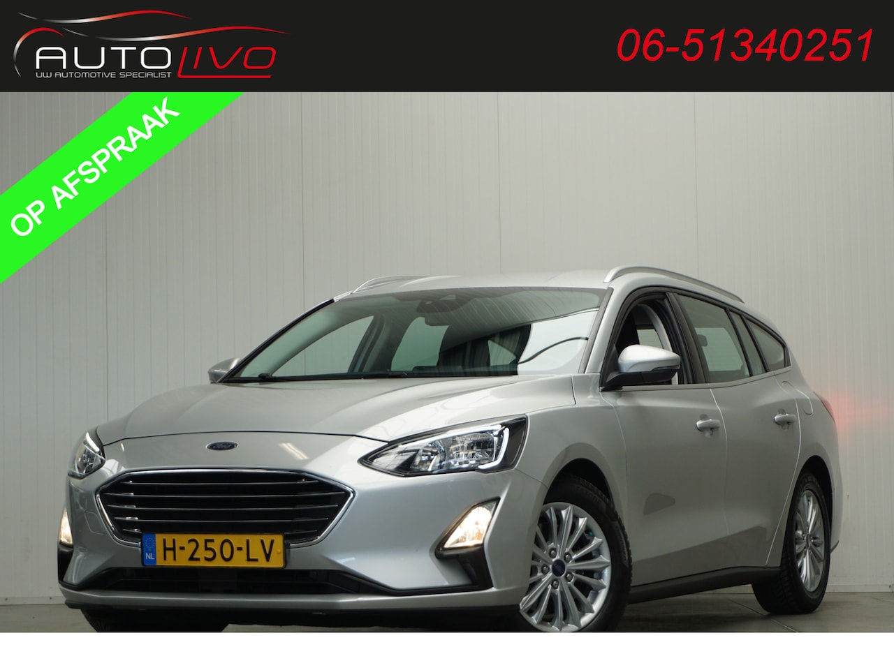 Ford Focus Wagon - 1.5 EcoBlue Titanium Business AUTOMAAT! B & O CLIMA AD CRUISE WINTERPAKKET etc. - AutoWereld.nl