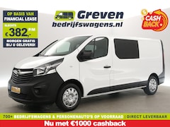 Opel Vivaro - 1.6 CDTI L2H1 | MARGE | Dubbele Cabine | 5-Zits | Airco | Cruise | Navigatie | Trekhaak