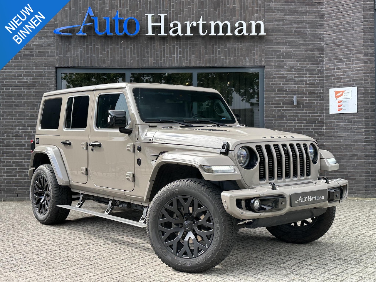 Jeep Wrangler - BRUTE 4xe 380 Rubicon ELEK. SIDESTEP | TREKHAAK | HARDTOP - AutoWereld.nl
