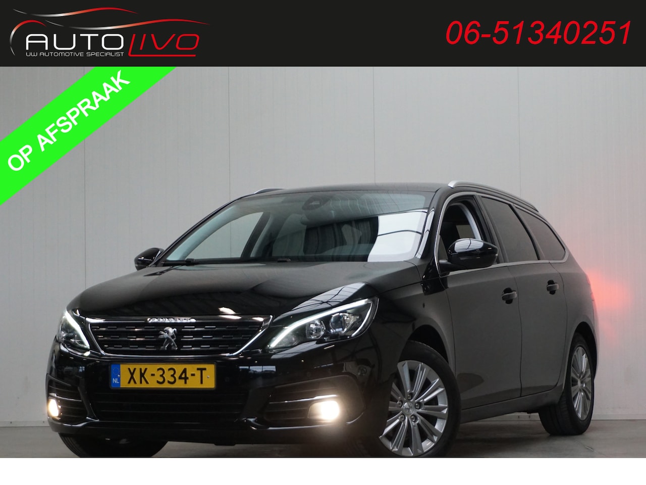 Peugeot 308 SW - 1.5 BlueHDi Blue Lease Premium AUTOMAAT! DENON LEER PANO APPLE CRUISE etc. - AutoWereld.nl