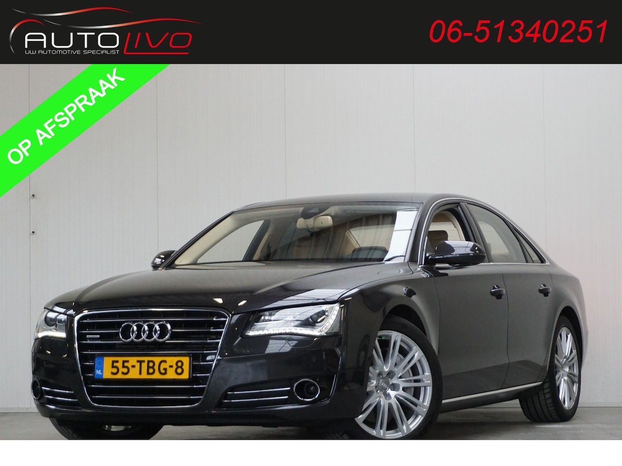 Audi A8 - 4.2 FSI quattro Pro Line+ NL AUTO! HELE VOLLE AUTO! - AutoWereld.nl