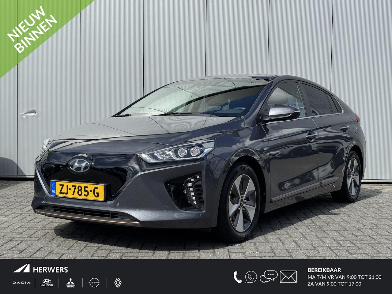 Hyundai IONIQ - Premium EV / Dealeronderhouden / Historie bekend / Lederen Bekleding / Led koplampen / Sto - AutoWereld.nl