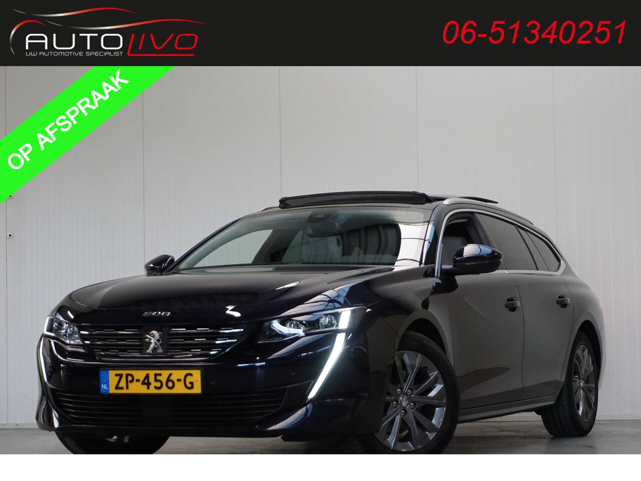 Peugeot 508 SW - 1.5 BlueHDI Blue Lease Allure AUTOMAAT! LED G. NAVI PANO CLIMA PDC etc. - AutoWereld.nl