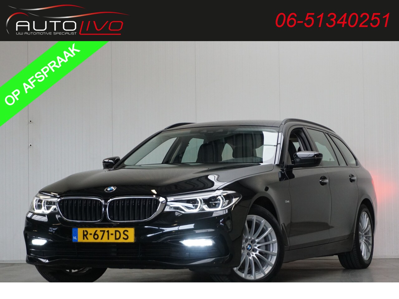 BMW 5-serie Touring - 520d High Executive 190 PK! AUTOMAAT! BOM VOL! - AutoWereld.nl