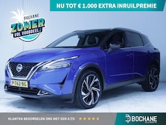 Nissan Qashqai - 1.3 MHEV Xtronic Tekna Plus Leder/Stoel/stuurverwarming/Panoramadak