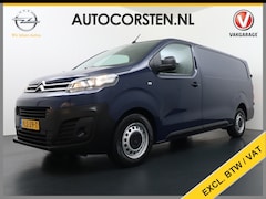 Citroën Jumpy - 2.0HDI 123PK Automaat H1L3 120 XL 3-Persoons Airco Cruise Control Schuifdeur Betonplex Lat