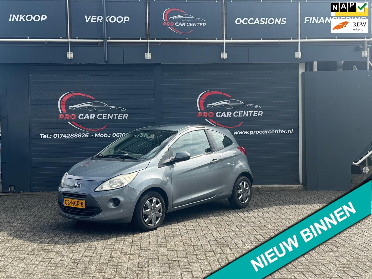 Ford Ka - 1.2 Cool&Sound AIRCO| EL.RAMEN| AUX| NAP| APK - AutoWereld.nl